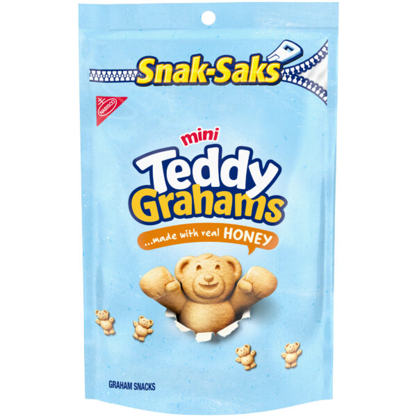 Teddy Grahams Honey Graham Snacks, 8 oz